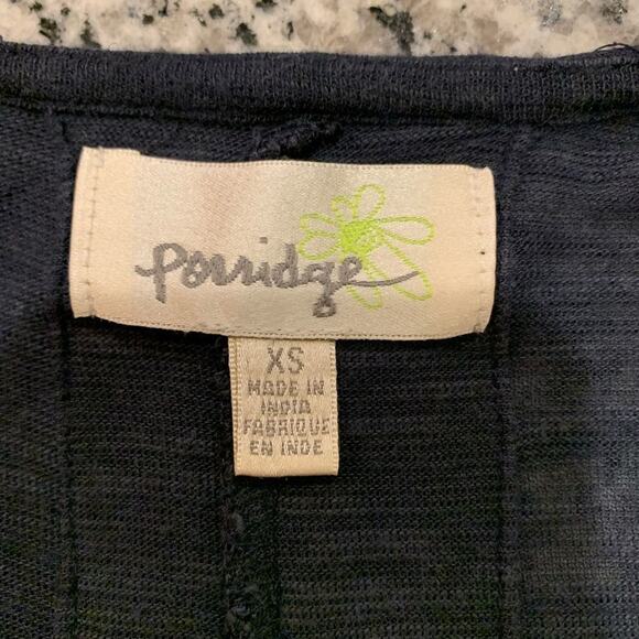 Porridge Oversized “Jolie Dolman Top” Navy Top One Size (S-L) - Picture 5 of 7